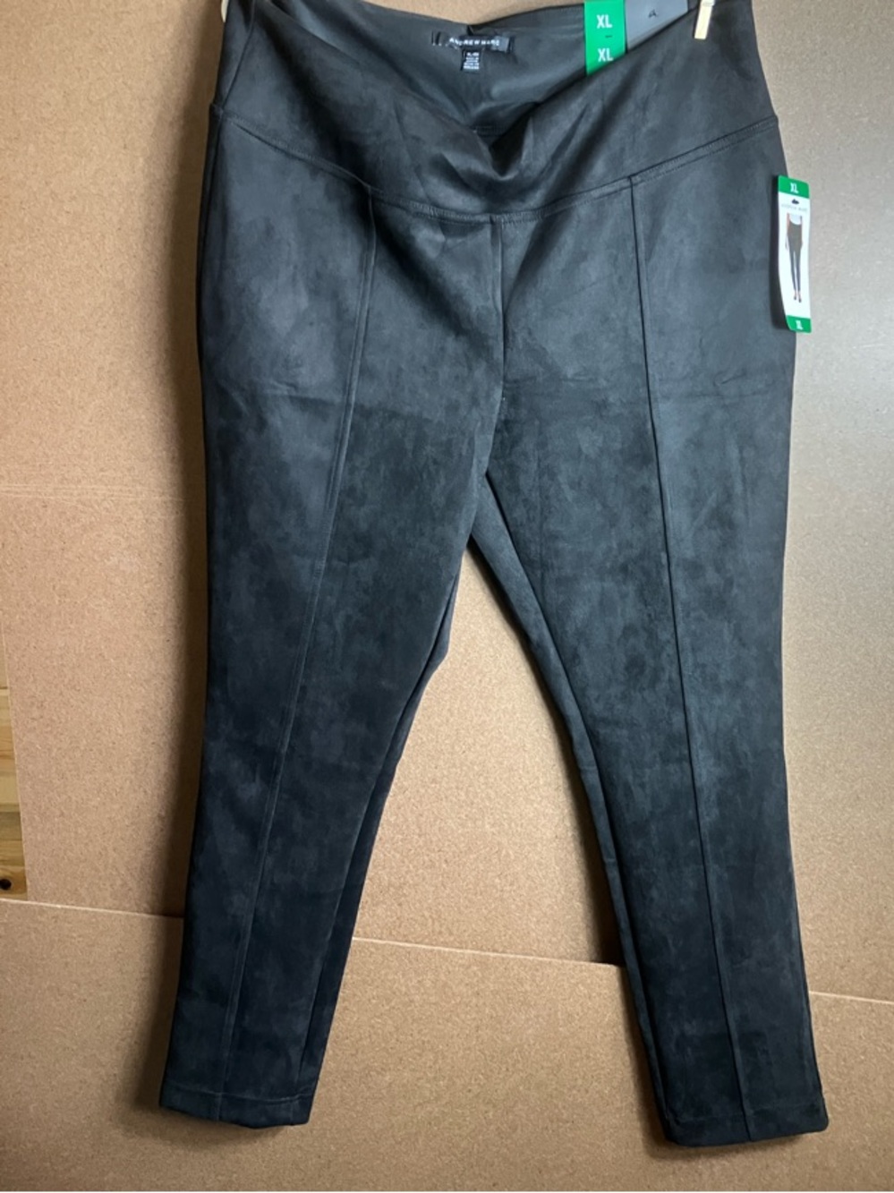 Andrew Marc Black High-Rise Ponte Leggings